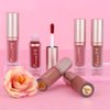 evpct 6Pcs Dark Light Nude Brown Matte Matt Liquid Lipstick Lip Gloss Glossy Set for Black Women, 24 Hour Brown Mauve Red Maroon Silky Velvet Lipstick Lip Liner set labiales matte larga duracion 24