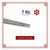 One Tattoo World 7 Round Liner Sterilized Tattoo Needles OTW-50-7RL,50 pieces