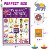 ViLeo Diwali Games Diwali Decoration Diwali Bingo for Adults Kids Diwali Party Games 24 Players Diwali Activities Diwali Bingo Cards for Family Activities Indian New Year Party Supplies Favors