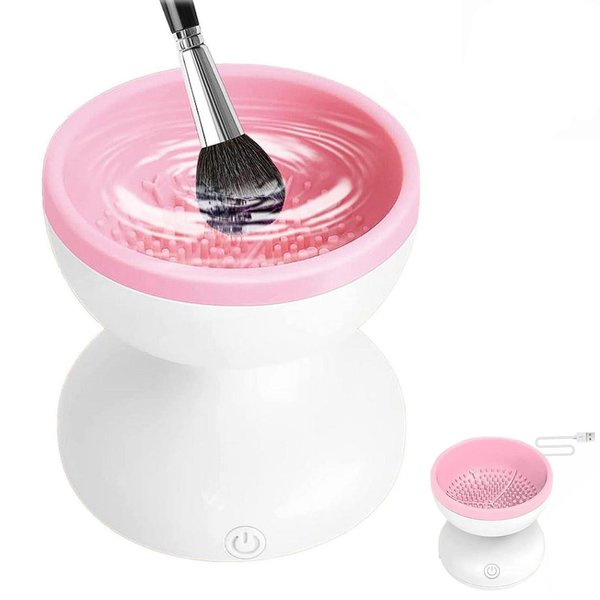 GoLashFun Electric Makeup Brush Cleaner Machine,2 In 1 Automatic Makeup Brush Cleaning Machine USB Beauty Blender Cleaner Machine for Beauty Makeup Brush
