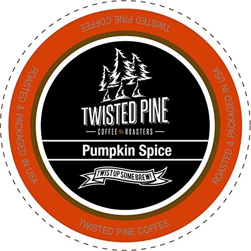 Twisted Pine Coffee Pumpkin Spice, Flavored Coffee, Single-Serve Cups for Keurig K-Cup Brewers, 12 Count