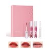 INTO YOU 3pcs Liquid Lipstick Velvet Matte Lip Gloss Lightweight Long Lasting Non Sticky Lip Glaze Waterproof Lip Tint Lip Stains Gift Set