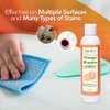 Stanley Home Products Orange Wonder All-Purpose Spot and Stain Remover - Eco-Friendly Oil & Grease Cleaning & Laundry Detergent For Baby & Kid's Clothing, Carpet, Furniture, Couch & Car Interior
