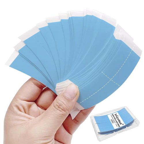 Lace Front Wig Tapes,Double Sided Wig Tape for Lace, Adhesive Strips Wigs Toupee Hairpiece Waterproof 72Pcs