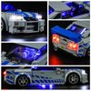 YEABRICKS LED Light for Lego-76917 Speed Fast 2 Furious Nissan Skyline GT-R Building Blocks Model (Lego Set NOT Included)