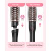 5 in 1 Curling Wand Set, Lopeie Curling Iron with New Upgraded Curling Brush and 4 Interchangeable Ceramic Curling Wand(0.5”-1.25”), Fast Heating, Include Heat Protective Glove & 2 Clips & Hair Brush