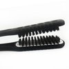 Wismee Boar Bristle Double Sided Brush Comb Clamp Anti-static Hair Straightener Tool Comb Hair Splint Comb Hairdressing Plywood Straightening Styling Hair Brush