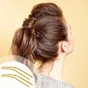 24 Pcs U Shaped Hair Pins Ballet Bobby Pins U Pin Hair Styling Pins Bobby Pins for Updo with Storage Box Metal U Bun Hair Forks for Women Girls Thick Thin Long Curly Hair(Gold, 3 Inch)