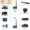 YMOO 2.4Ghz Wireless Audio Transmitter Receiver,48kHz/24bit HiFi Audio,20ms Ultra Low Latency,320ft Long Range RCA Jack Adapter for Speaker/soundbar to TV/PC/CD Player/Computer/Projector
