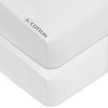 American Baby Company 2 Pack Fitted Crib Sheets 28" x 52", Soft Breathable Neutral 100% Cotton Jersey Sheet, White, for Boys and Girls, Fits Crib and Toddler Bed mattresses