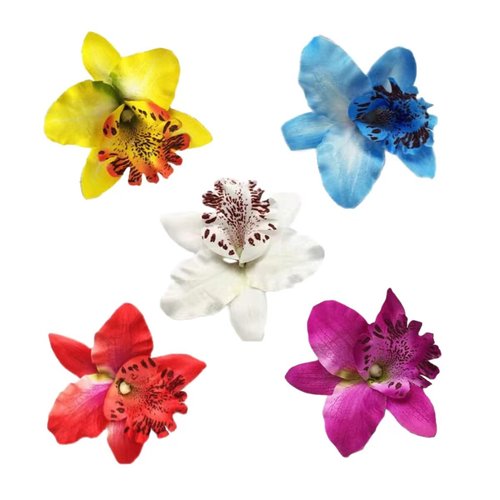 YSSZAM 5Pcs Hawaiian Flower Hair Clip for Women Girls Fashion Bohemian Flowers Hair Accessory for...
