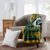 Northwest NFL Green Bay Packers Unisex-Adult Fleece Throw Blanket, 50" x 60", Marque