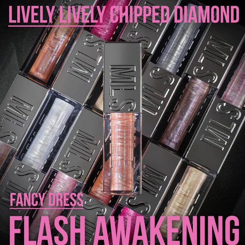 YIBABY 3 PCS Glitter Lip Gloss Set, Hydrating Nourishing Sparkling Plumping Lip Oil, Long Lasting Glossy Lip Balm Lip Care, Transparent Moisturizing No-Sticky Lip Gloss