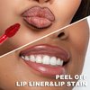 3 Colors Peel Off Matte Lip Liner Stain, Long Lasting Natural Peel Off Tattoo Lip Stain, Waterproof Smudge Proof Non-Stick Cup Lip Tint Peel Off Lip Gloss, Lip Makeup Gift for Women-01#02#03#