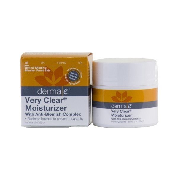 Derma E Acne Oil-Control Matte Moisturizer – Day and Night Spot Treatment Cream with Active Salicylic Acid – Soothing and Balancing Face Cream Gently Exfoliates and Reduces Irritation, 2 Oz