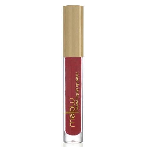 Mellow Liquid Matte Lip Paint (Rome) - Highly Pigmented, Smudge Proof & Moisturizing Lip Color Cream - Vegan, Cruelty-Free & Paraben Free Lip Makeup Cosmetics - Rome