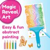 Creativity for Kids Squeegeez Magic Reveal Craft Kit: Butterfly - Kids Painting Art Activity, Gifts for Girls and Boys Ages 7-12+