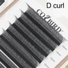 COZBIRD 5d W Lash Extensions W shape Eyelashes Premade Fans Volume Faux Mink Matte Black Fluffy yy Lash 12 Rows (0.07mm D Curl 8-15mm Mix)