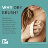 Firm Dry Brush & Shower Brush for Body - Handheld Back Scrubber Body Brush Exfoliator & Dead Skin Remover for Body Firm & Tighten Skin Improve Circulation for Men & Women by M3 Naturals