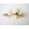 Generic Antique style gold or rose gold butterfly hair clip clamp barrettes (set of two) (Primary color: Gold)