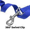 Downtown Pet Supply - Long Dog Leash - Dog Training Leash - Recall & Obedience Dog Training Tools - Nylon - 50 ft - Blue Dog Leash