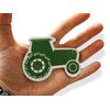 Novel Merk Farm Tractor Green Teacher Decorations Small Refrigerator Magnets Set Party Favors & Carnival Prizes Miniature Design (12 Pieces)