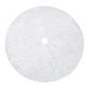 Sattiyrch Faux Fur Christmas Tree Skirt 36",White Xmas Decorations for 6ft Christmas Tree (White, 36in)