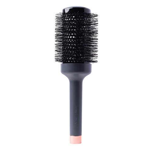 Hairitage Round We Go Ceramic + Ion Thermal 54mm Round Hair Brush - Blow Drying Hair Brush for All Hair Types - Dark Gray