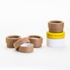 0.15 OZ / 4.5 mL Kraft Paperboard Lip Balm/Salve/Cosmetic/Lotion Jars x100