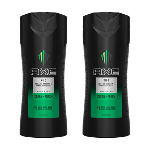 Axe Refreshing Body Wash, Kilo, 16 fl oz (Pack of 2)