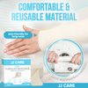 JJ CARE Tubular Bandage, 3” x 12 Yards Stockinette Tubing for Legs and Knees, Size D Reusable Elastic Bandage Sleeve, Tubular Compression Bandage Roll for Ankles and Elbows, Rubber Latex w/Cotton