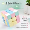 Speed Cube 3x3 Stickerless for Kids and Adults –Smooth and Quick Puzzle Cube – Fun and Entertaining – Develops Motor Skills, Dexterity – Stimulates and Challenges Mind