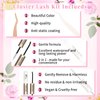 Lash Extension Kit with 300 Pcs 50D Eyelash Clusters, Bond and Seal and Lash Applicator Tool D Curl 8-16mm Mix DIY Individual Lashes for Beginners Self Application DIY at Home, by Yaiseiko