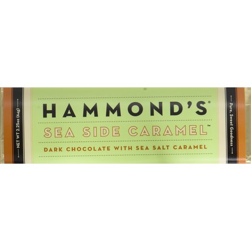 Hammond's Candies Chocolate Bar Dark Sea Side Caramel