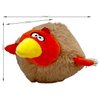 Glory To Dog Roly-Poly Chicken Plush Dog Toy with Krinkle and Squeaker