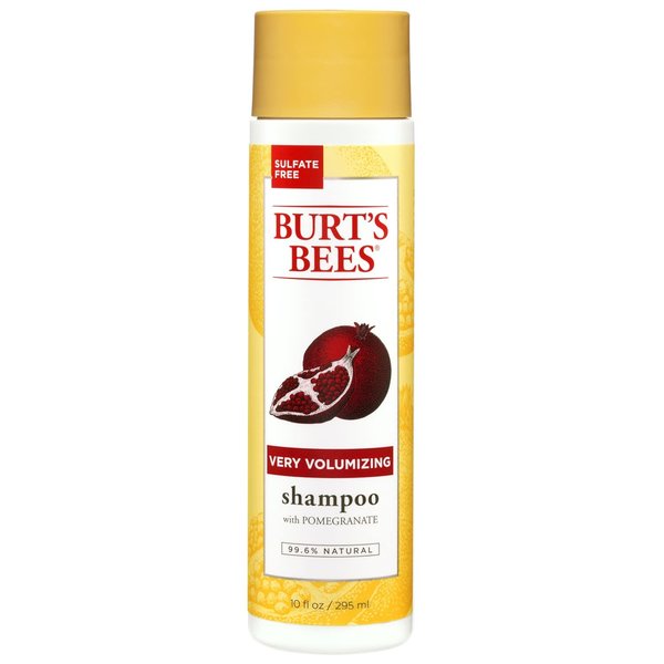Burt's Bees Very Volumizing Pomegranate Shampoo, Sulfate-Free Shampoo - 10 Ounce Bottles - Pack of 3