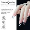Double Rhythm 2 Pcs 15ml UV Gel Polish Set Pure White And Black Color Gel Nail Polish Kit Nail Art Salon DIY (A1015+A1093)
