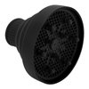 Betued Universal Collapsible Hair Dryer Diffuser, Portable, Foldable, Lightweight, Black