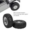 RC Car Tire, RC Metal Rubber Tire Tyre Upgrade Replacement Car model accessories for MN90 91 99 99S 1/12 RC Car Crawler Model toys (Silver)