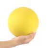 Ganjiang 7Inches Uncoated Silent Foam Ball, Indoor &Outdoor Sponge Ball Playground Ball Dodge Ball Yellow Color