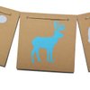 Qttier Buck Or Doe Banner Garland for Baby Shower Decorations Gender Reveal Pregnancy Announcement Party Supplies