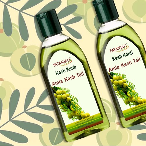 Patanjali Kesh Kanti Amla Hair Oil, 200ml / 6.76 fl oz