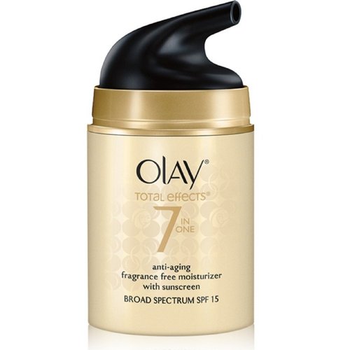 Total Effects 7-in-1 Anti-Aging Face Moisturizer with SPF 15, Fragrance-Free 1.7 oz ( Pack of 3)