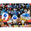66Pcs Outer Space Birthday Party Supplies for Kids Universe Space Theme Party Decorations with Solar System Happy Birthday Banner Cupcake Toppers Rocket Astronaut Spaceship Balloons Planet Themed
