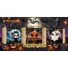 Tricofun Halloween 3D Soft Building Blocks, Soft Assembling Building Kits Pressure-Relief Toys Interlocking Block Sets (Shadow Skeleton)