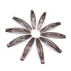 Dofash 12Pcs 6CM/2.36IN Metal Slim Snap Hair Clips Long Hair Barrettes Hair Accessories for Women Thick Hair（Brown）