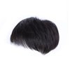 Uonlytech Black Wig Mens Headband Human Hair Toupee for Men, Human Hair Wigs Invisible Male Bald Patch Seamless Replacement Toupee Clip Hairpiece Wig for Daily Wear, 13x14cm Womens Headbands Afro Wig