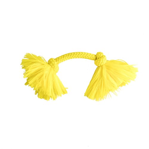 Playology Dri Tech Rope Dog Chew Toy - Chicken Scented Dog Toy, Small - Engaging, All-Natural, Interactive and Non-Toxic