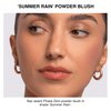 Phase Zero Makeup Powder Blush for cheeks | "Summer Rain" | 4g / 0.141oz | Cruelty-Free, Vegan, Clean Beauty | Buildable & Blendable for Natural, Healthy Glow | Coral, Peach & Golden Hues