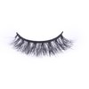 Miss Kiss 1 Pair Lashes 3D Mink Lash Cross Natural Look Eye Lashes Soft Fluffy False Lash Cat Eye Fake Eyelashes Wispy Handmade Eye Lashes Strips Pack Can be Reusable 12 MM